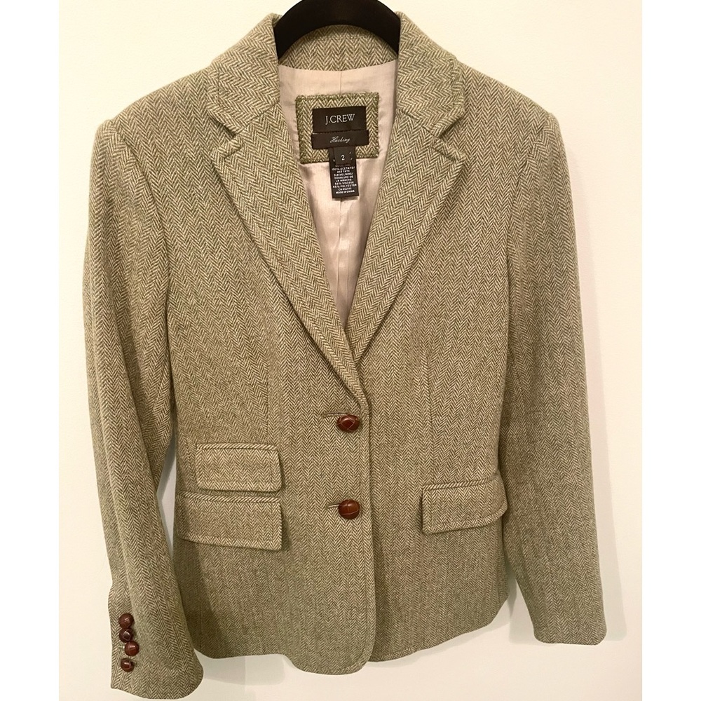J.Crew green blazer